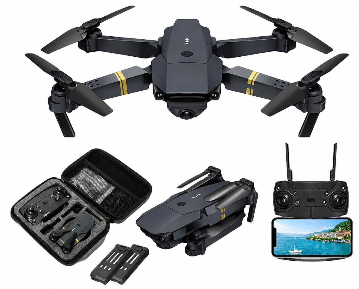 Dron con doble cámara 4K + Maletín Gratis