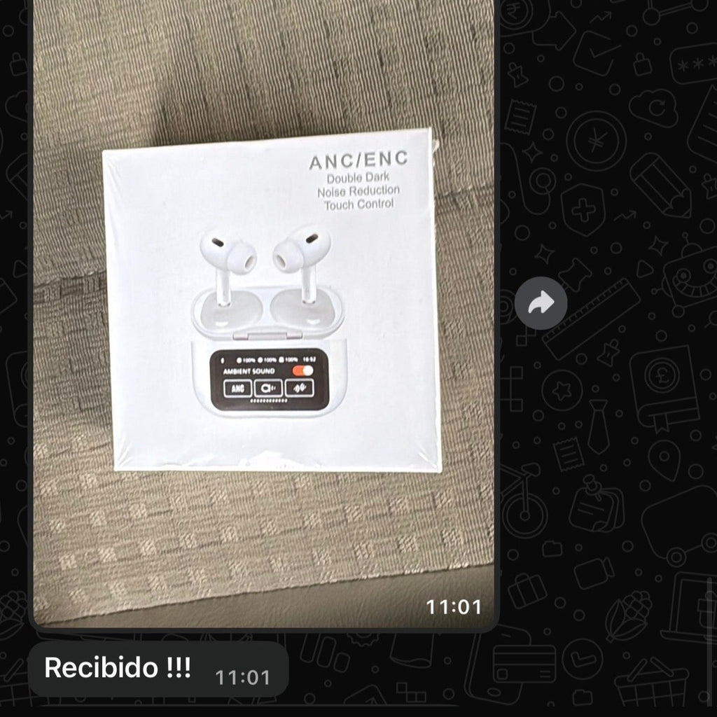 Auriculares Pro con pantalla y Cancelación de Ruido